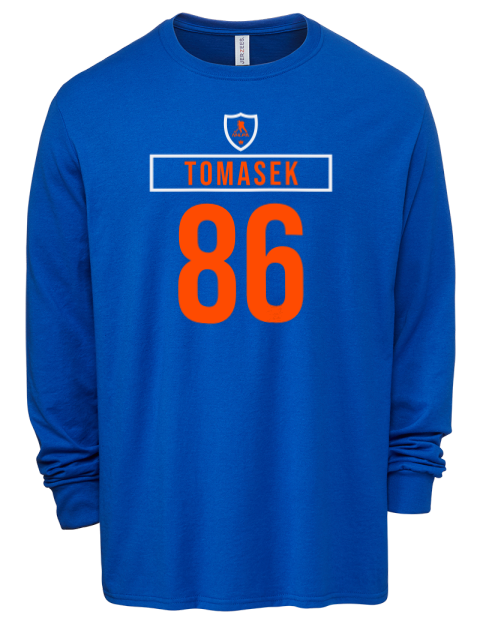 Away Jersey David Tomasek Men's Premium Blend Long Sleeve-T-Shirt | Swagsta