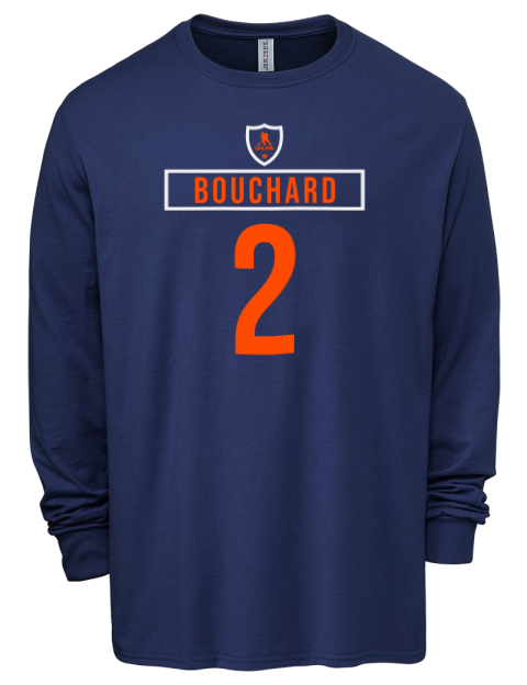 Away Jersey Evan Bouchard Men's Premium Blend Long Sleeve-T-Shirt | Swagsta