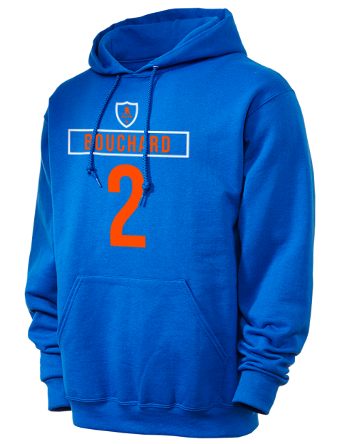 Away Jersey Evan Bouchard Unisex Hooded Sweatshirt | Swagsta