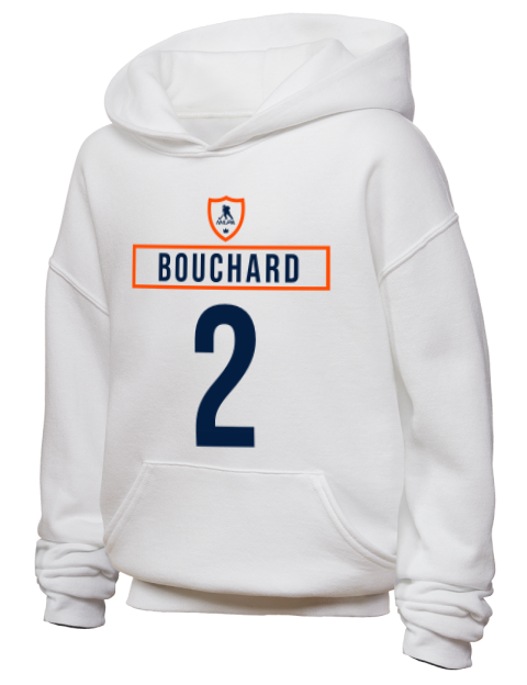 Home Jersey Evan Bouchard Youth Hooded Sweatshirt | Swagsta