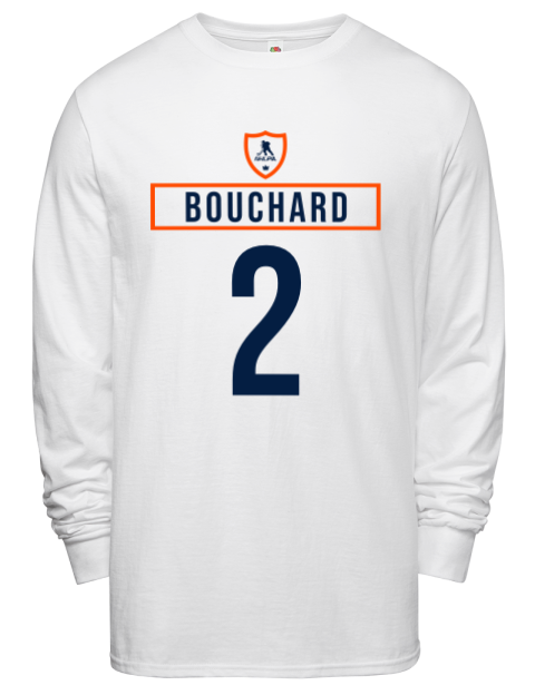 Home Jersey Evan Bouchard Men's Long-Sleeve T-Shirt | Swagsta