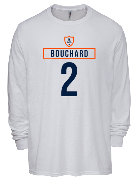 Home Jersey Evan Bouchard Men's Premium Blend Long Sleeve-T-Shirt | Swagsta