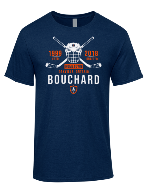 Heritage Evan Bouchard Premium Ring-Spun Cotton Unisex T-Shirt | Swagsta