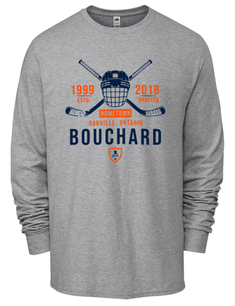 Classic Heritage Evan Bouchard Men's Long-Sleeve T-Shirt | Swagsta