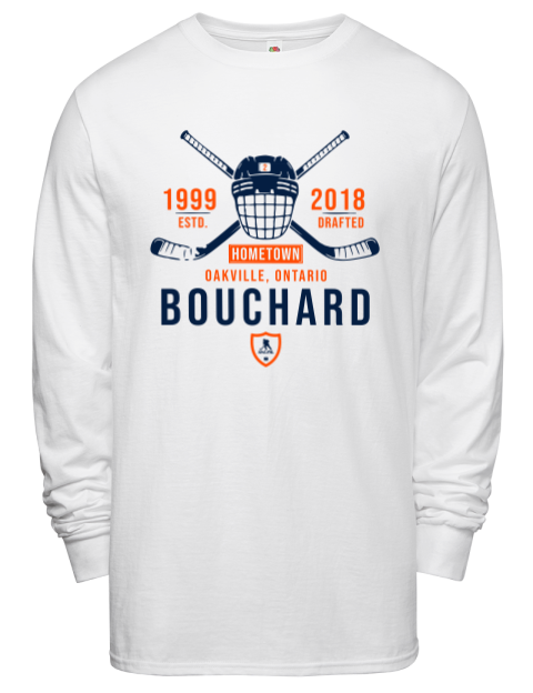 Classic Heritage Evan Bouchard Men's Long-Sleeve T-Shirt | Swagsta