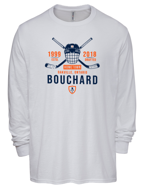 Classic Heritage Evan Bouchard Men's Premium Blend Long Sleeve-T-Shirt | Swagsta