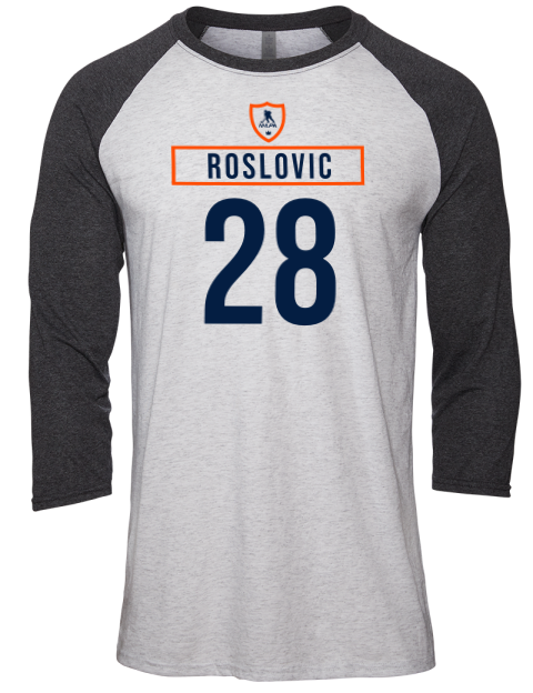 Home Jersey Jack Roslovic Unisex Premium Three-Quarter Raglan T-Shirt | Swagsta