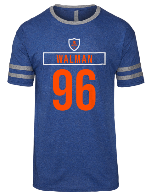 Away Jersey Jake Walman Men's Tri-Blend T-Shirt | Swagsta