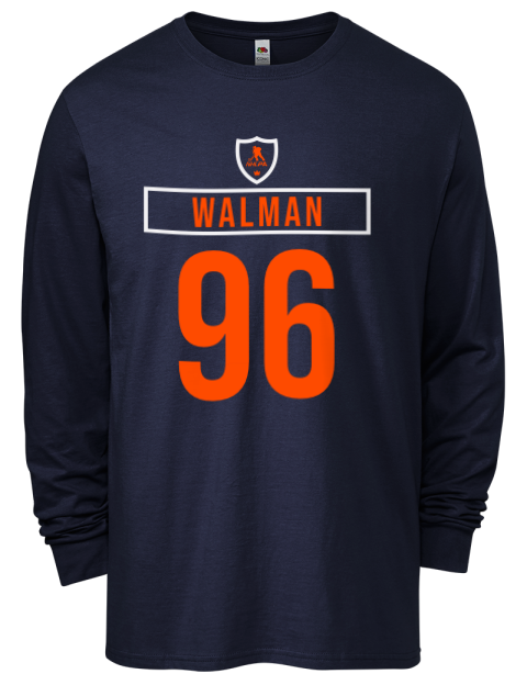 Away Jersey Jake Walman Men's Long-Sleeve T-Shirt | Swagsta