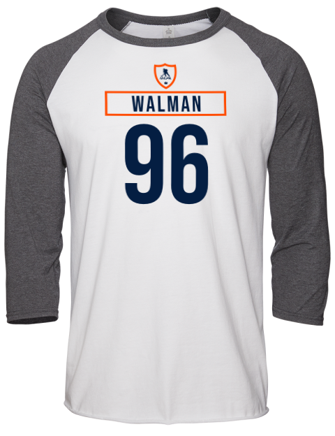 Home Jersey Jake Walman Unisex Premium Three-Quarter Raglan T-Shirt | Swagsta
