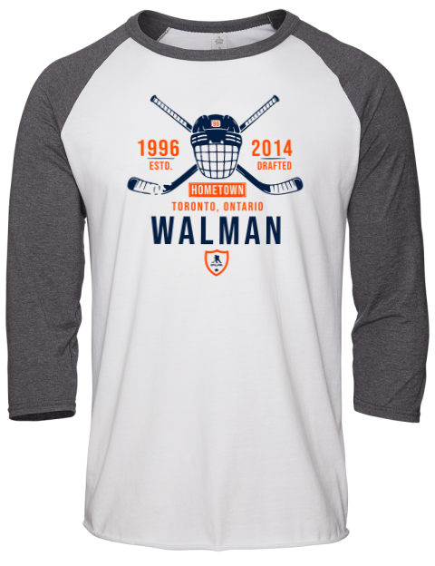 Classic Heritage Jake Walman Unisex Premium Three-Quarter Raglan T-Shirt | Swagsta