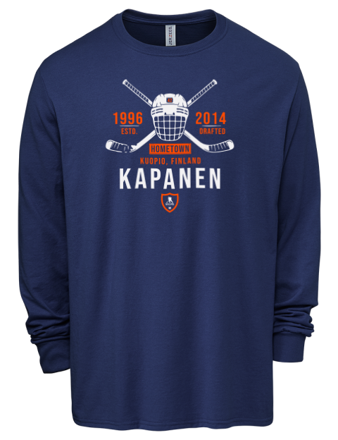 Heritage Kasperi Kapanen Men's Premium Blend Long Sleeve-T-Shirt | Swagsta
