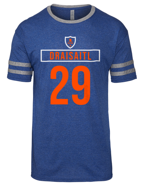 Away Jersey Leon Draisaitl Men's Tri-Blend T-Shirt | Swagsta