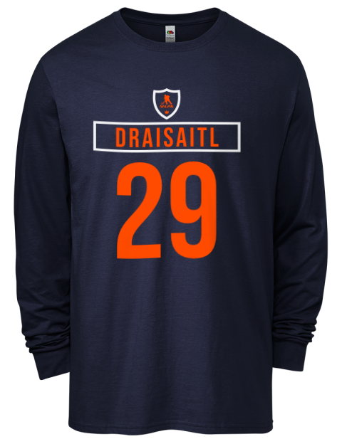 Away Jersey Leon Draisaitl Men's Long-Sleeve T-Shirt | Swagsta