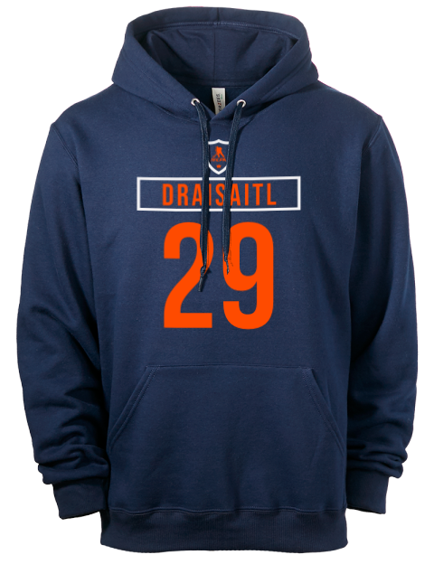 Away Jersey Leon Draisaitl Eco Premium Unisex Hooded Sweatshirt | Swagsta