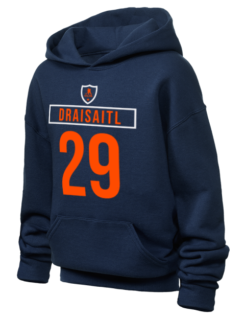 Away Jersey Leon Draisaitl Youth Hooded Sweatshirt | Swagsta