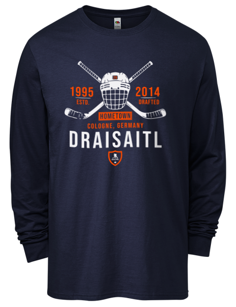 Heritage Leon Draisaitl Men's Long-Sleeve T-Shirt | Swagsta