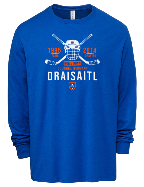 Heritage Leon Draisaitl Men's Premium Blend Long Sleeve-T-Shirt | Swagsta