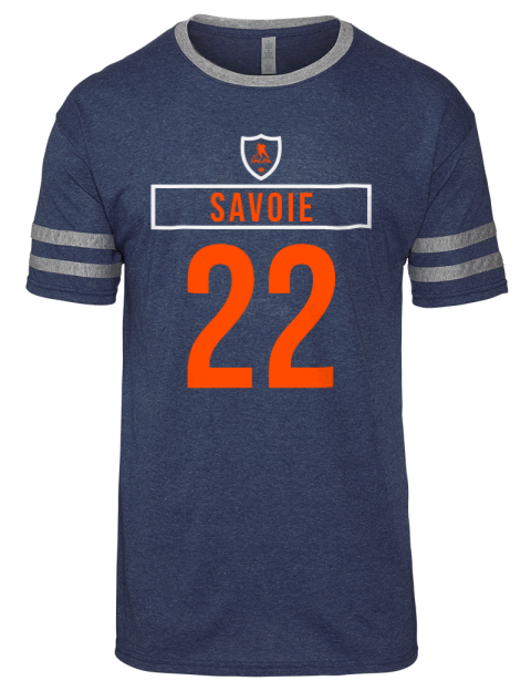 Away Jersey Matthew Savoie Men's Tri-Blend T-Shirt | Swagsta
