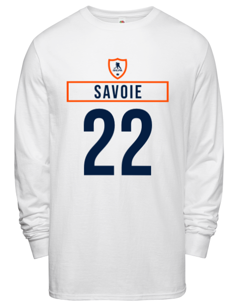Home Jersey Matthew Savoie Men's Long-Sleeve T-Shirt | Swagsta