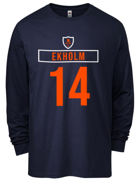 Away Jersey Mattias Ekholm Men's Long-Sleeve T-Shirt | Swagsta
