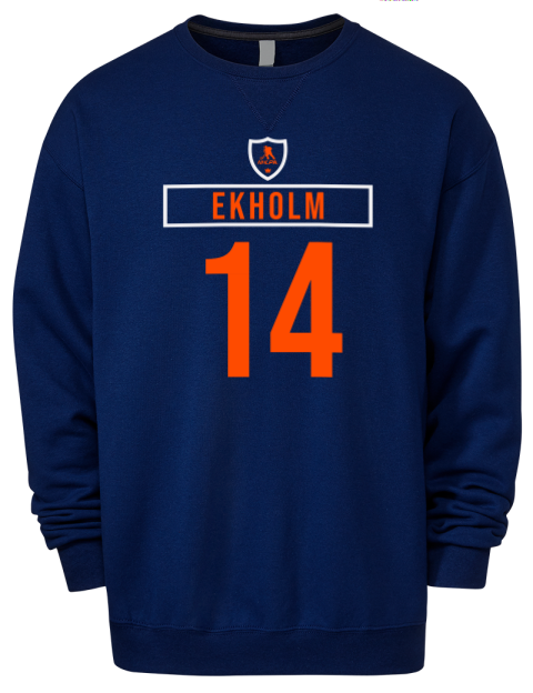 Away Jersey Mattias Ekholm Premium Unisex Crewneck Sweatshirt | Swagsta