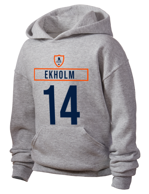 Home Jersey Mattias Ekholm Youth Hooded Sweatshirt | Swagsta
