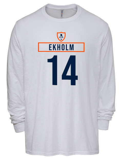 Home Jersey Mattias Ekholm Men's Premium Blend Long Sleeve-T-Shirt | Swagsta