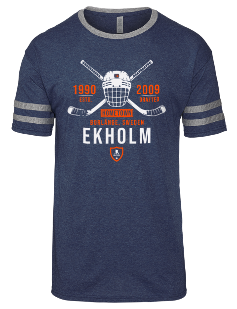 Heritage Mattias Ekholm Men's Tri-Blend T-Shirt | Swagsta