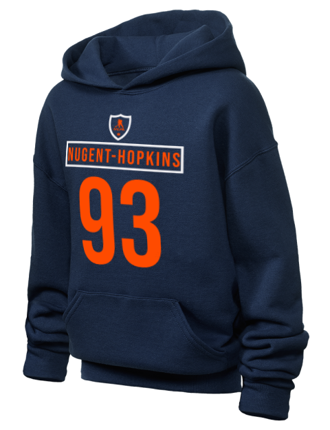 Away Jersey Ryan Nugent Hopkins Youth Hooded Sweatshirt | Swagsta
