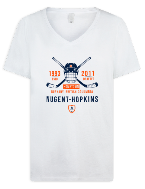 Classic Heritage Ryan Nugent Hopkins Premium Ladies V-Neck T-Shirt | Swagsta