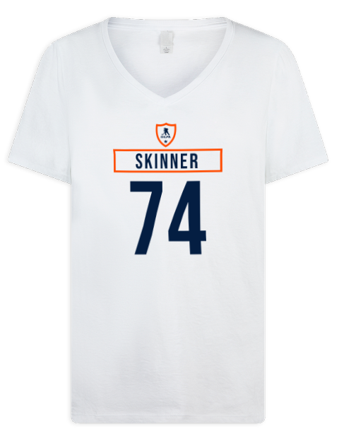 Home Jersey Stuart Skinner Premium Ladies V-Neck T-Shirt | Swagsta