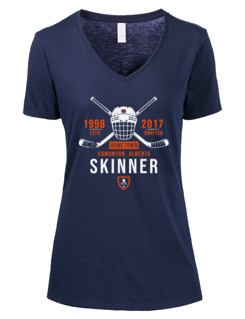 Heritage Stuart Skinner Premium Ladies V-Neck T-Shirt | Swagsta