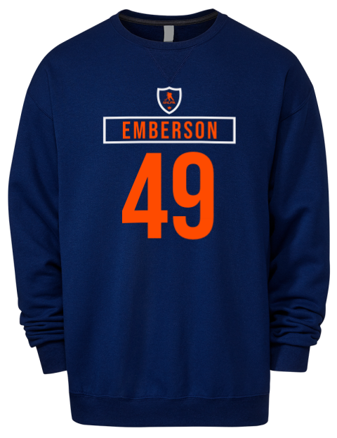 Away Jersey Ty Emberson Premium Unisex Crewneck Sweatshirt | Swagsta