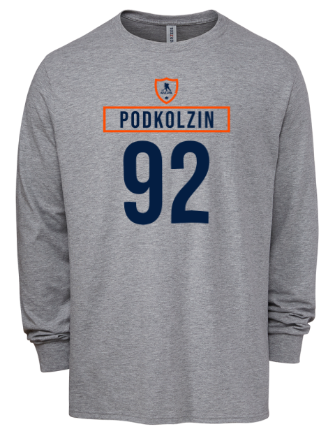 Home Jersey Vasily Podkolzin Men's Premium Blend Long Sleeve-T-Shirt | Swagsta