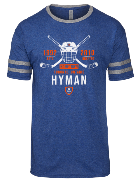 Heritage Zach Hyman Men's Tri-Blend T-Shirt | Swagsta