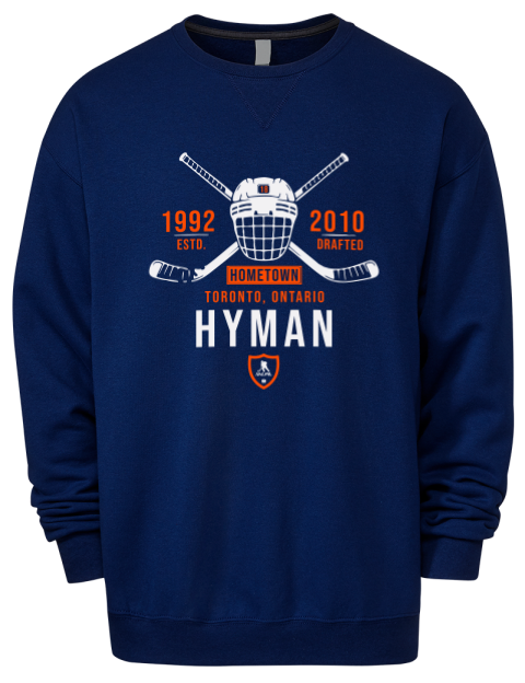 Heritage Zach Hyman Premium Unisex Crewneck Sweatshirt | Swagsta