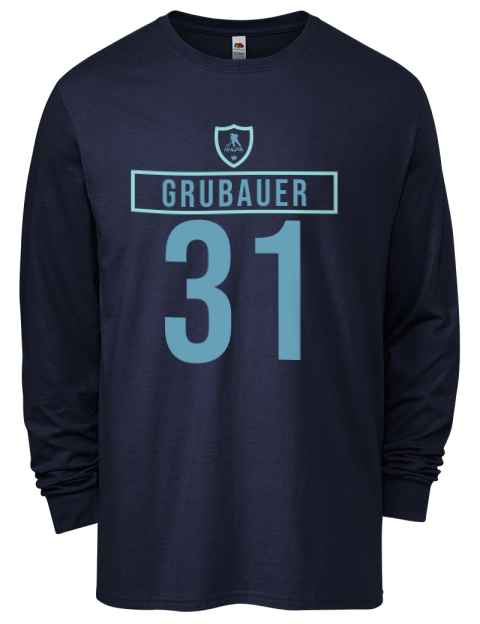 1A Away Jersey Philipp Grubauer Men's Long-Sleeve T-Shirt | Swagsta