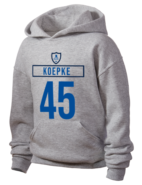 Home Jersey cole koepke Youth Hooded Sweatshirt | Swagsta