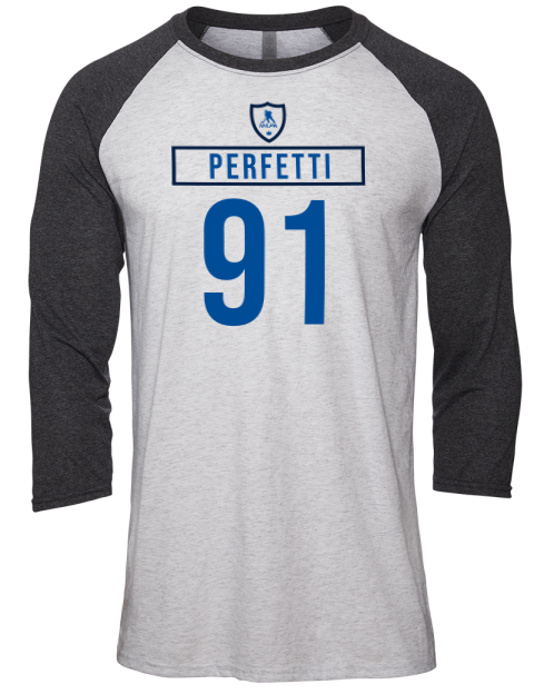 Home Jersey cole perfetti Unisex Premium Three-Quarter Raglan T-Shirt | Swagsta
