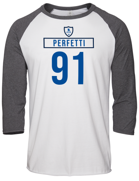 Home Jersey cole perfetti Unisex Premium Three-Quarter Raglan T-Shirt | Swagsta