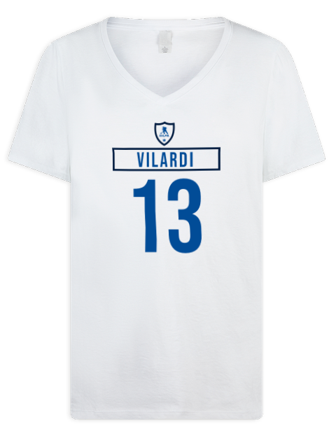 Home Jersey gabriel vilardi Premium Ladies V-Neck T-Shirt | Swagsta
