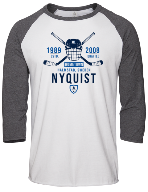 Classic Heritage gustav nyquist Unisex Premium Three-Quarter Raglan T-Shirt | Swagsta