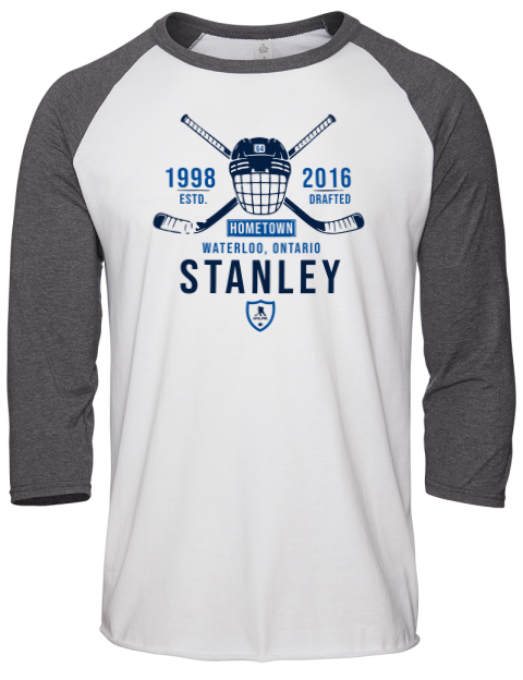 Classic Heritage logan stanley Unisex Premium Three-Quarter Raglan T-Shirt | Swagsta