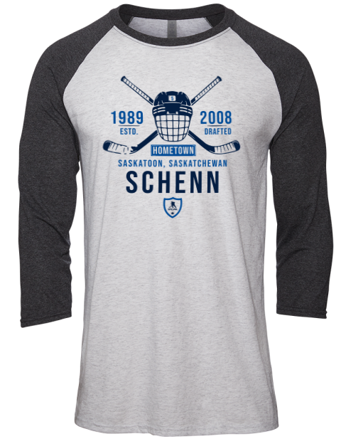 Classic Heritage luke schenn Unisex Premium Three-Quarter Raglan T-Shirt | Swagsta