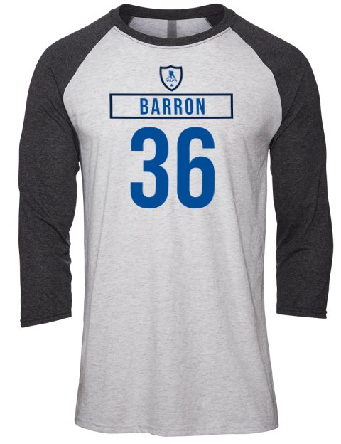 Home Jersey morgan barron Unisex Premium Three-Quarter Raglan T-Shirt | Swagsta