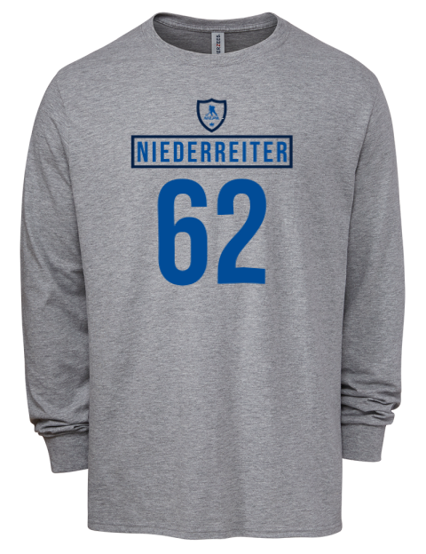 Home Jersey nino niederreiter Men's Premium Blend Long Sleeve-T-Shirt | Swagsta