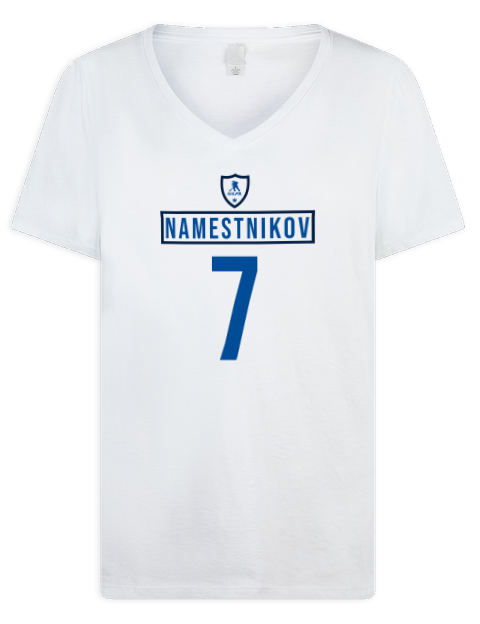 Home Jersey vladislav namestnikov Premium Ladies V-Neck T-Shirt | Swagsta