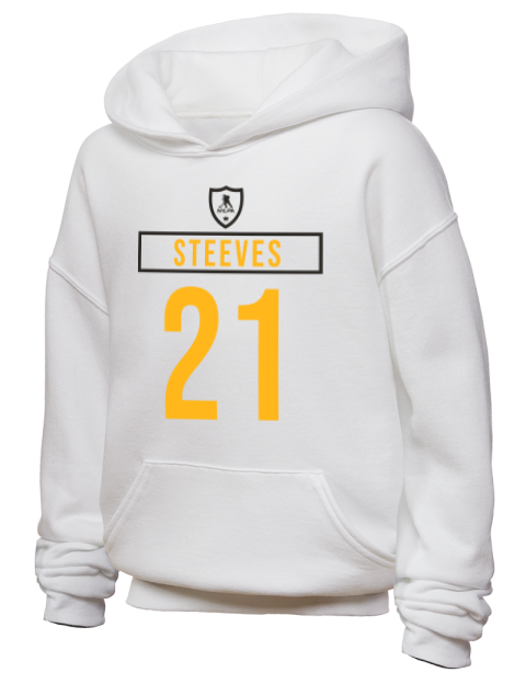 Home Jersey Alex Steeves Youth Hooded Sweatshirt | Swagsta