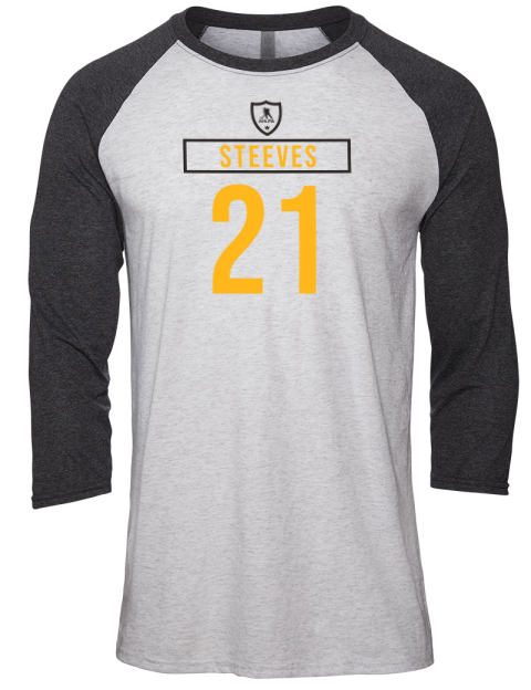 Home Jersey Alex Steeves Unisex Premium Three-Quarter Raglan T-Shirt | Swagsta